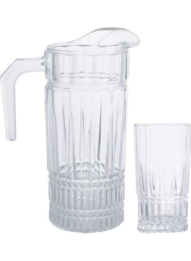 لومينارك طقم أكواب هايبول إليزيه مكون من 7 قطع، شفاف بوزن 54 أونصة و10.5 أونصة