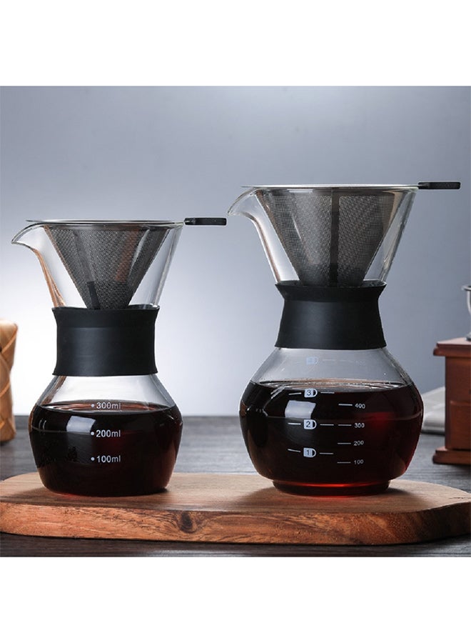 Hand-Pushed Coffee Pot Clear 7x19x11cm - Image 5