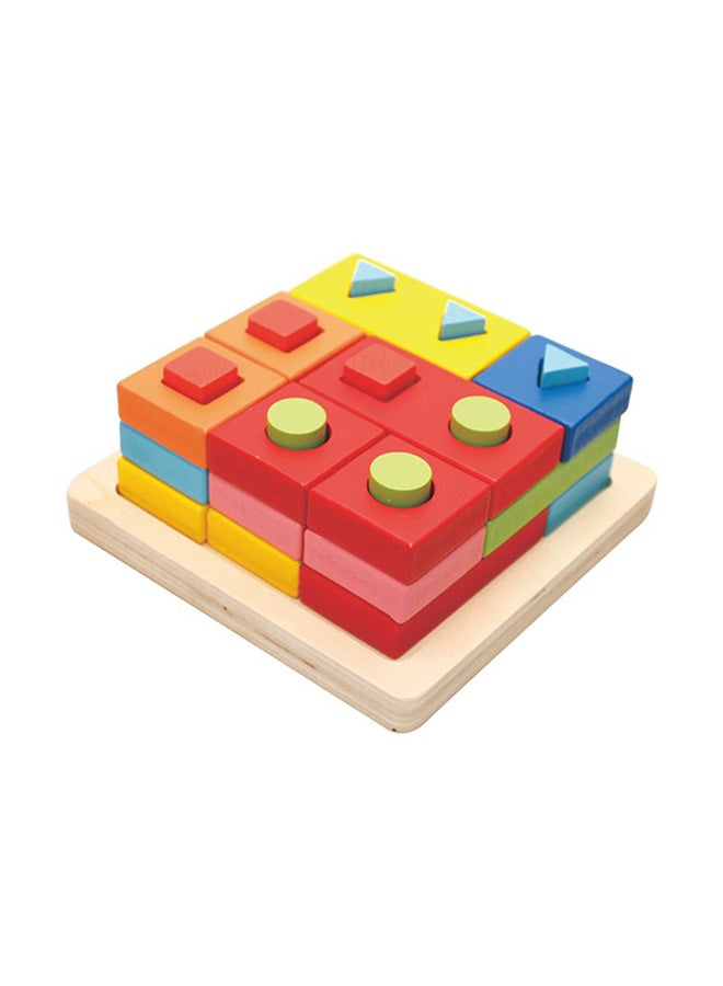 الأسطورة لعبة تركيبية لمطابقة الأشكال 15.8x15.8x7سم - Image 1