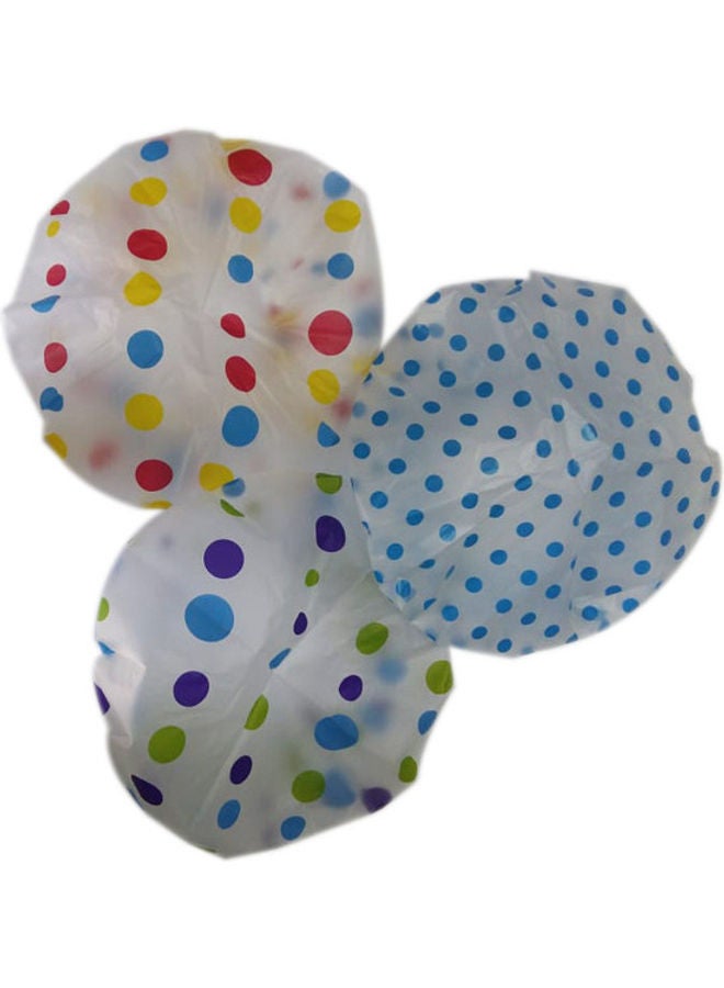 Eva 3-Pack Of Unique Design Printed Shower Cap Multicolour 20cm - Image 3