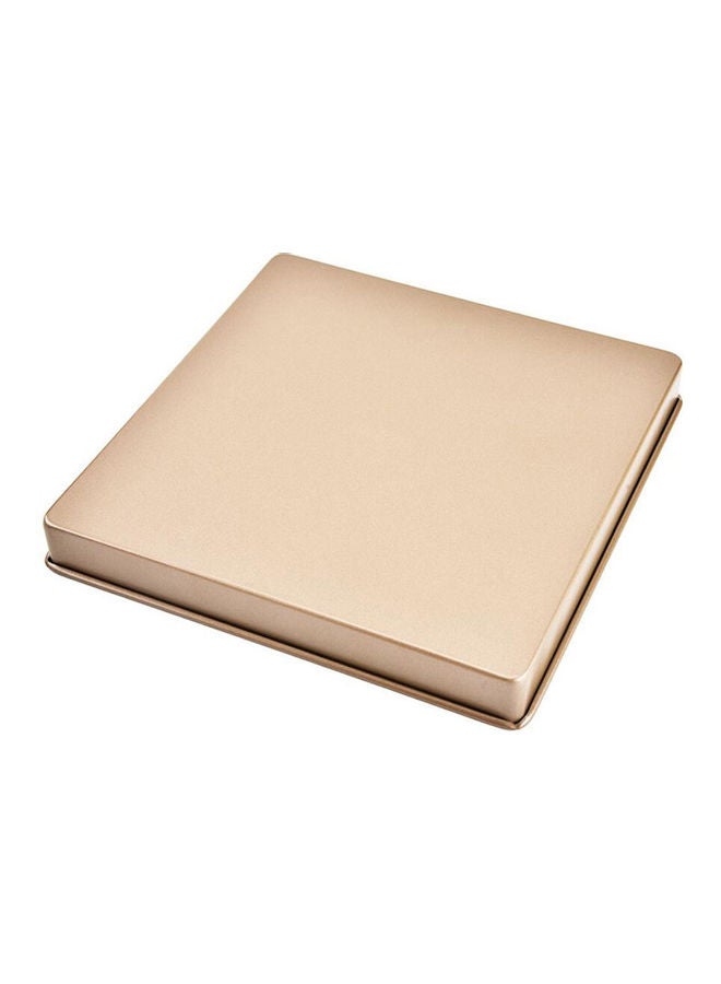 Square Bakeware Pan Tray gold 28.5x28.5x3.5cm - Image 3