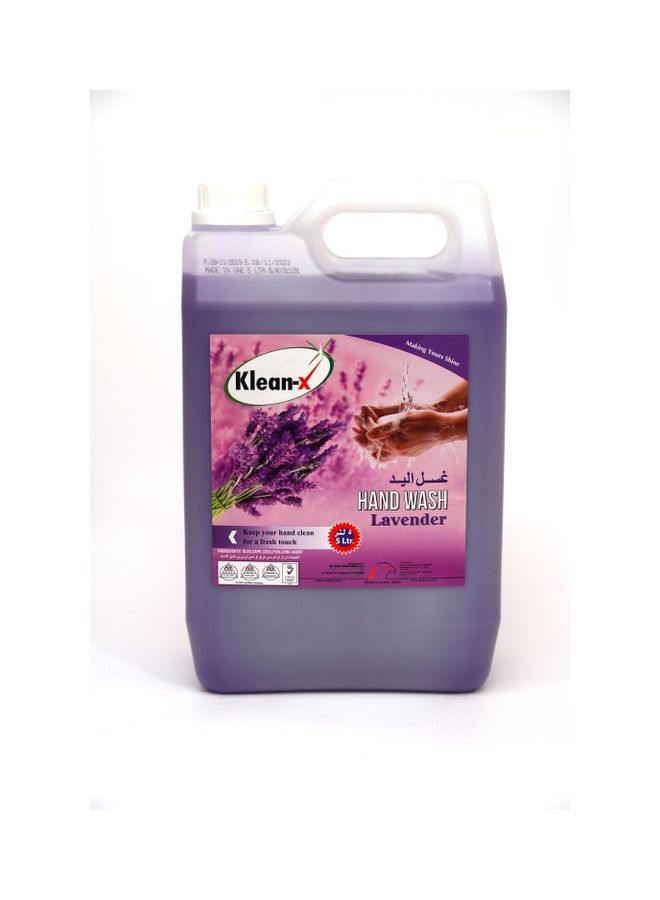 Klean-X Lavender Hand Wash Liquid 5Liters - Image 2