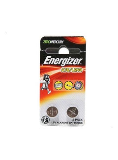 Energizer A76/LR44 Alkaline Batteries Pack of 2 1.5V Multicolour 