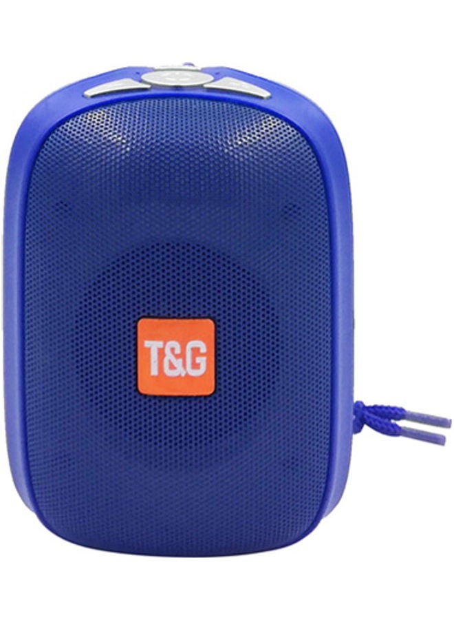T&G Portable Mini Bluetooth Speaker With FM blue - Image 1