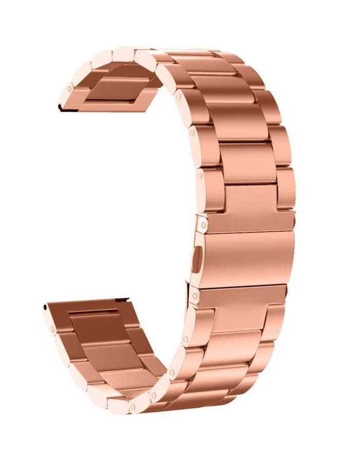 HuHa Stainless Steel Replacement Band For Samsung Galaxy Watch 3 Gold - Image 1