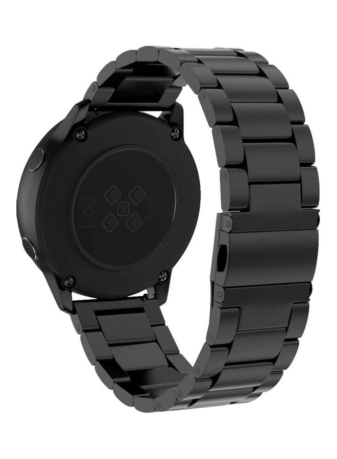 HuHa Stainless Steel Replacement Band For Garmin Watch Forerunner 245 Black - Image 2