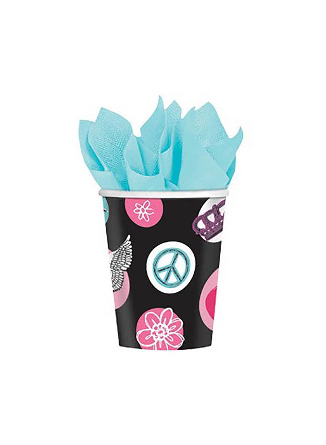 أمسكان أكواب روكر برينسيس 9 أونص، 8 قطع