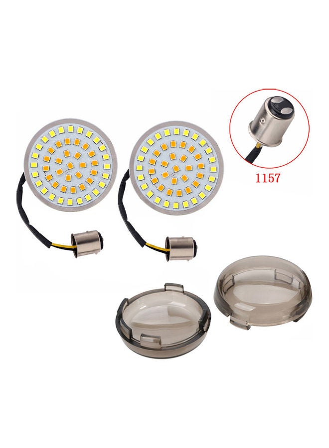 Generic Motorcycle Signal Indicator LED Light With Cover - Image 1