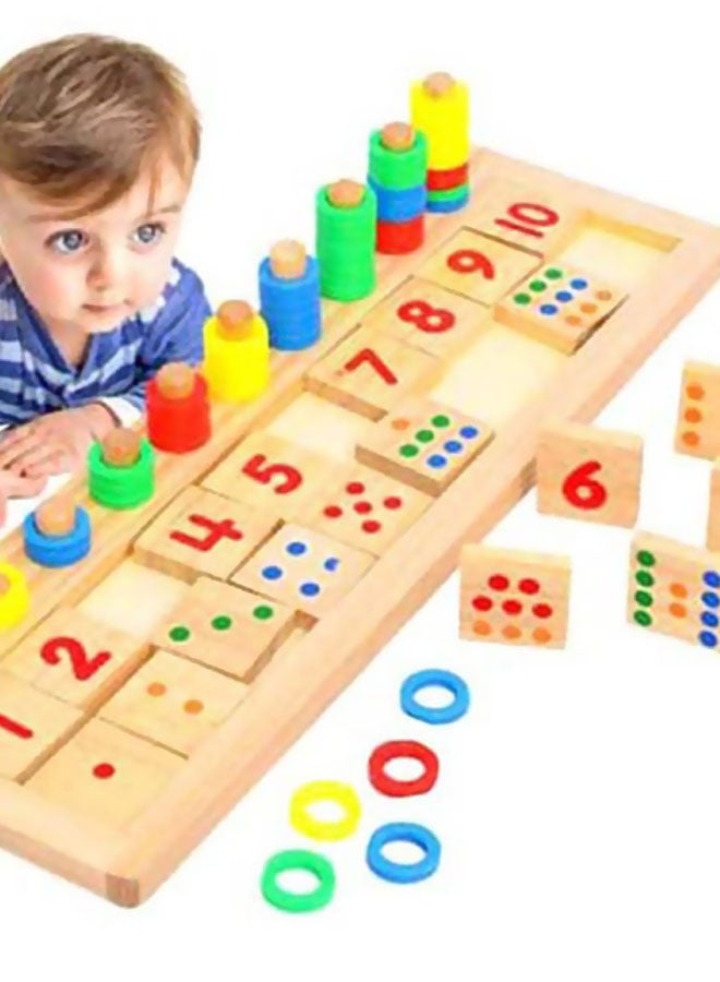 Beauenty Wooden Counting Practicing Learning Toys 14.4x42x4.3cm  - Image 3