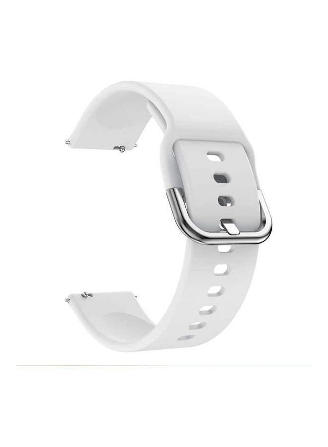 HuHa - Silicone Replacement Band For Fossil Watch Gen 5 Garrett White - Image 1