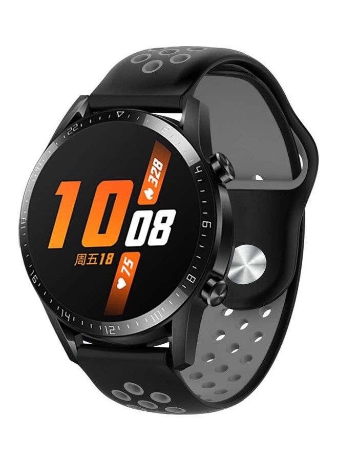 HuHa Replacement Band For Garmin Vivoactive 3 Music/Venu Black/Grey - Image 3