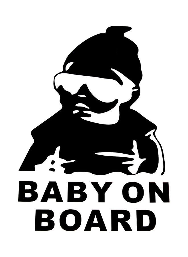 ملصق ذاتي اللصق للسيارة يحمل عبارة Baby On Board - Image 1