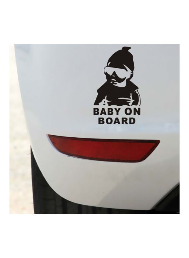 ملصق ذاتي اللصق للسيارة يحمل عبارة Baby On Board - Image 3