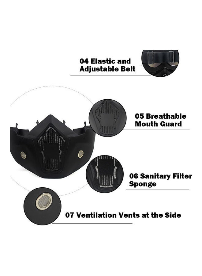 Generic Motorcycle Face Tactical Goggles  - Image 3