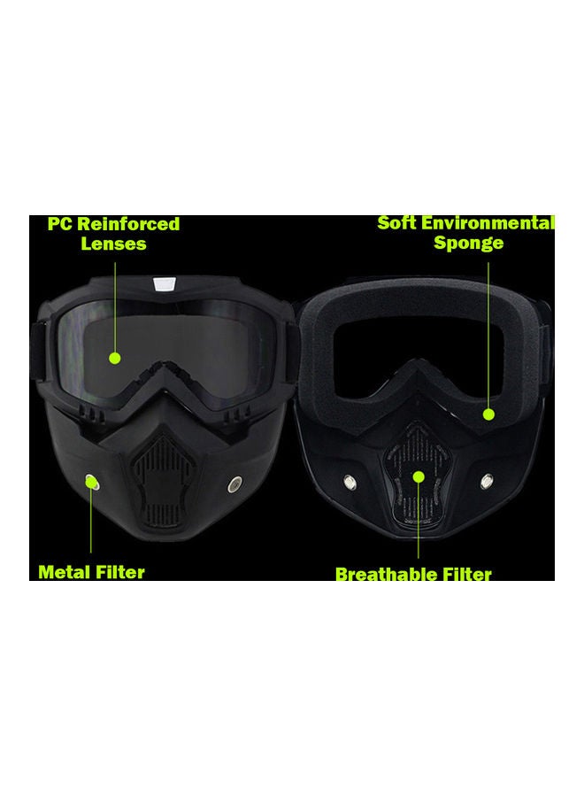 Generic Motorcycle Face Tactical Goggles  - Image 4