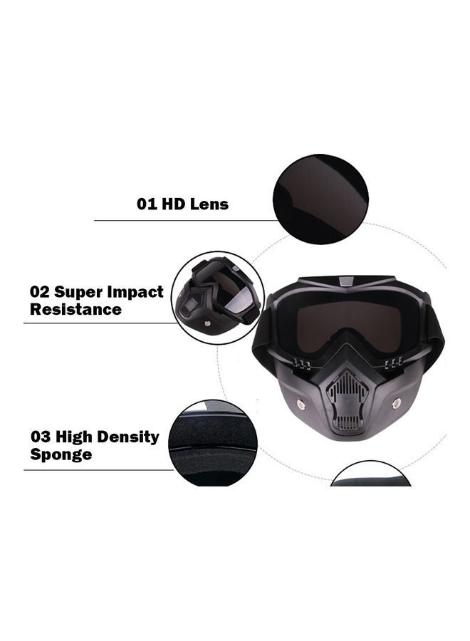 Generic Motorcycle Face Tactical Goggles  - Image 2