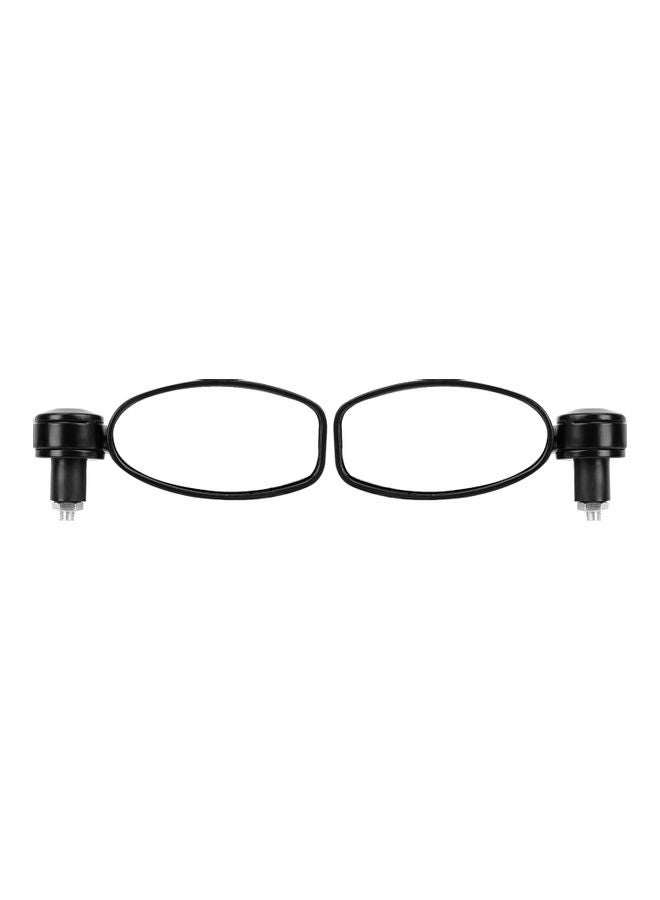Generic 2-Piece Motorcycle Rear View Mirror Handlebar Mount  - Image 2