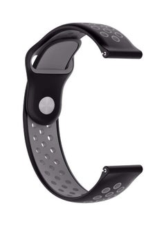 HuHa Replacement Band For Samsung Galaxy Watch 3 45mm R840 Black/Grey  - Image 1
