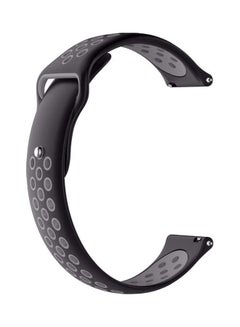 HuHa Replacement Band For Samsung Galaxy Watch 3 45mm R840 Black/Grey  - Image 2