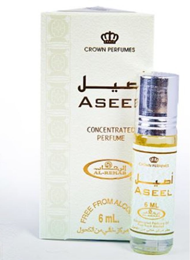 Al Rehab Aseel Concentrated Perfume Oil Without Alcohol 6ml  - Image 2