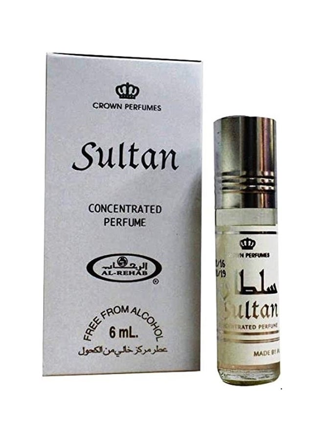 Al Rehab Sultan Concentrated Perfume Oil Without Alcohol 6ml  - Image 2