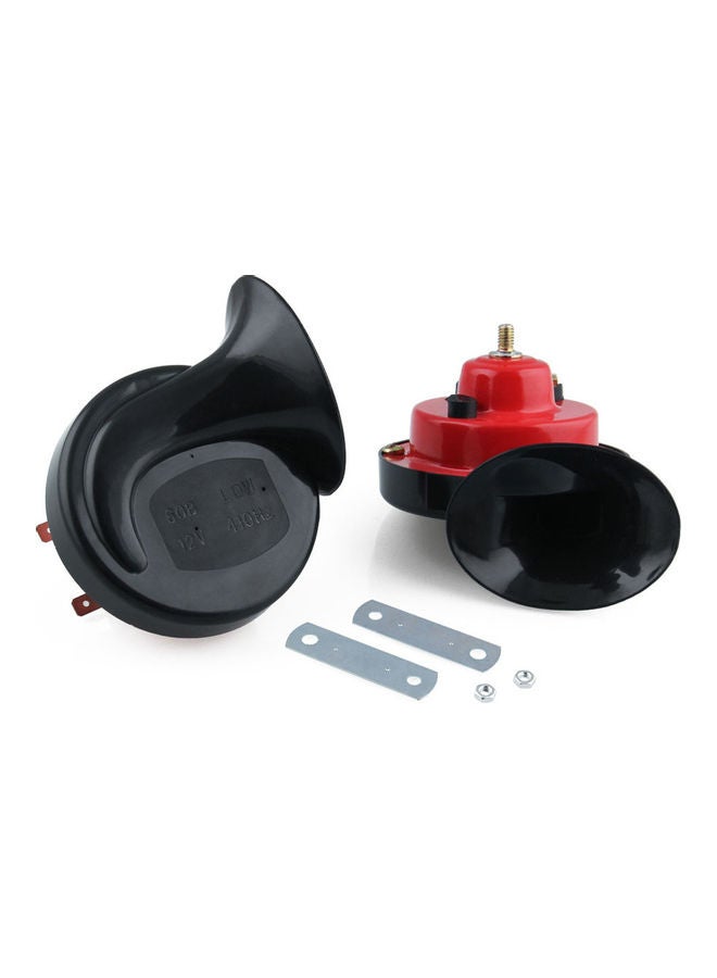 Generic 2-Piece 12V Snail Car Horn - Image 1