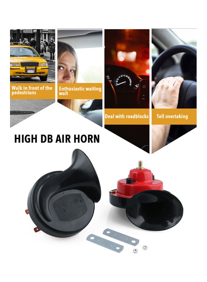 Generic 2-Piece 12V Snail Car Horn - Image 5