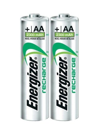 2 AA Rechargable 2300 mAh Batteries 4X Power Multicolour - v1612964586/N44305101A_1