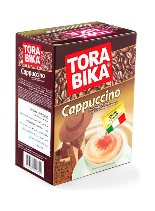 Torabika - Cappuccino 5 Sachets 125grams - Image 1