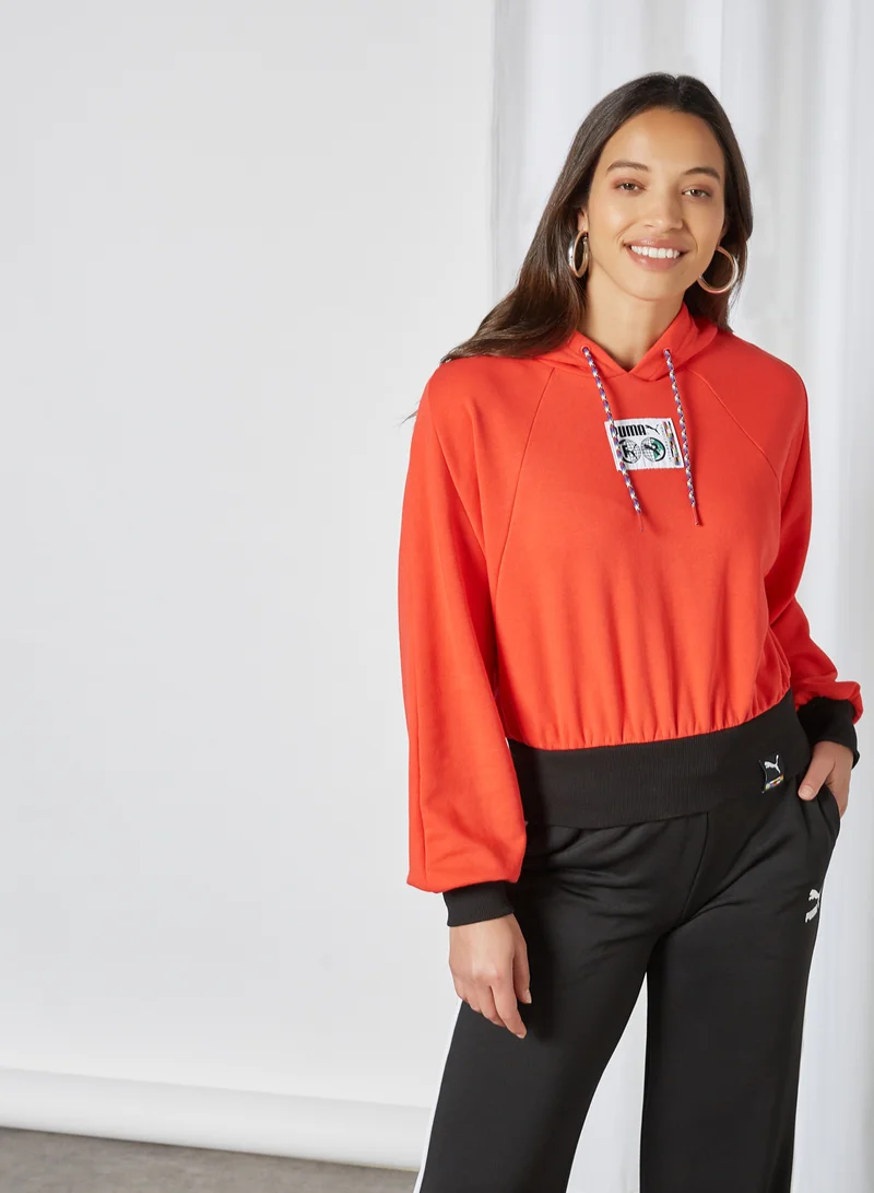 PUMA PI Hoodie Poppy Red