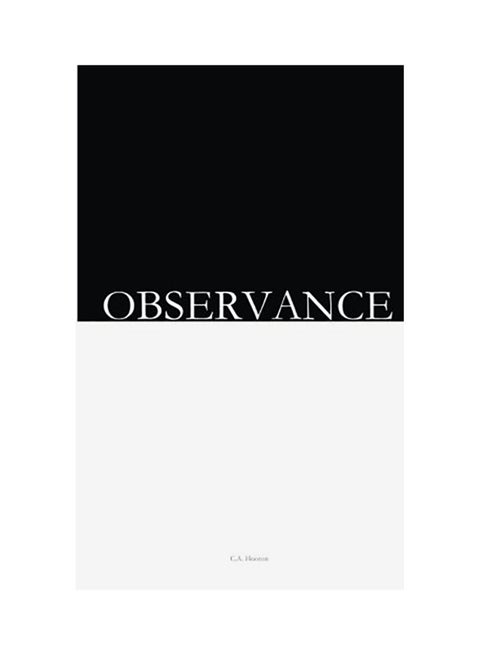 Observance Paperback English by Christopher Alex Hooton