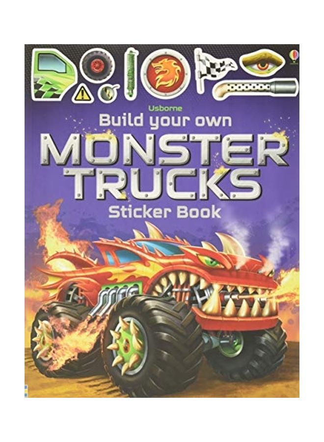 null - Build Your Own Monster Trucks Sticker Book paperback - 01-11-2017 - Image 1