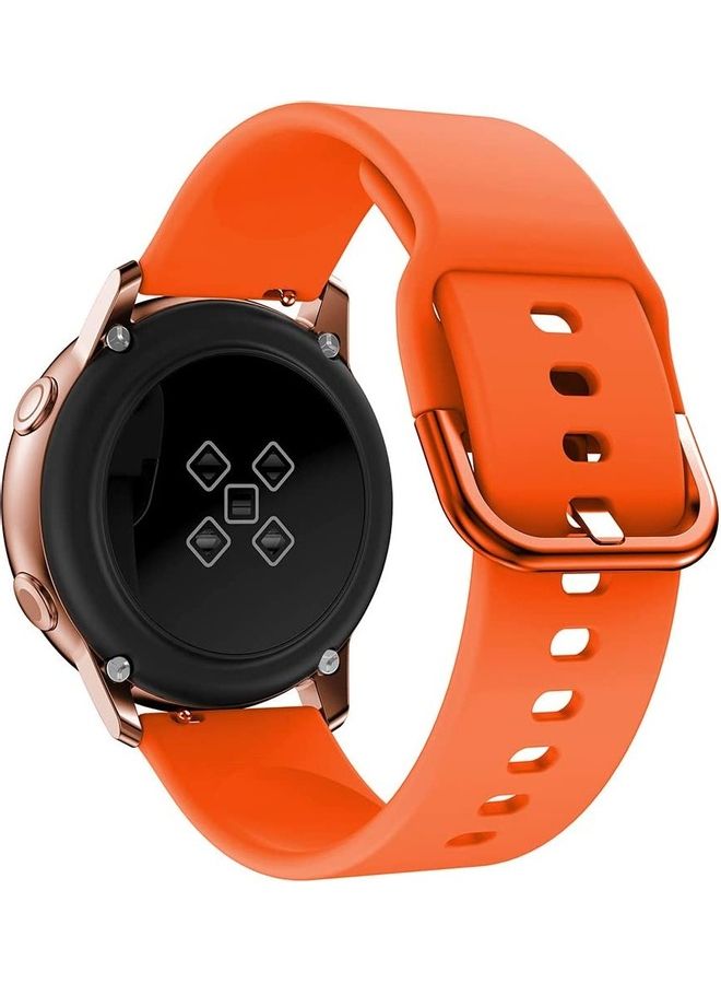 HuHa Replacement Band For Fossil Gen 5 Carlyle Watch Orange  - Image 2