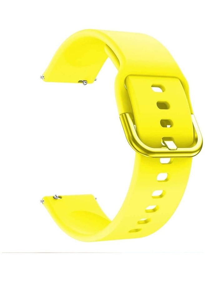 HuHa Replacement Band for Garmin Watch Move 3 Yellow - Image 1
