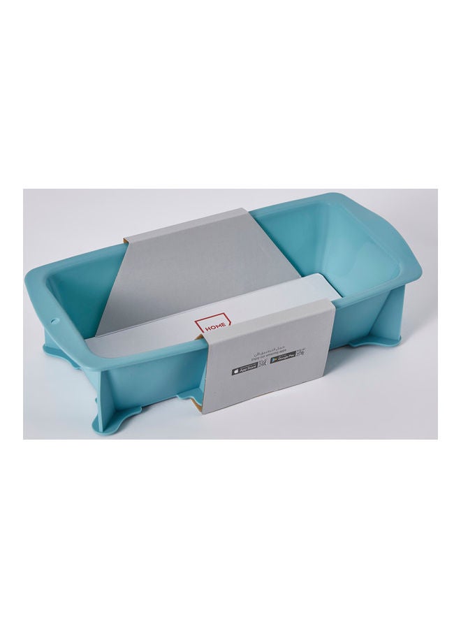Home Box Silicone 6-Cup Baking Loaf Pan Blue 6.8x13cm  - Image 2