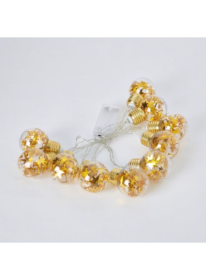 Home Box - Orla 10 LED Bulb String Lights Gold 5 x 165cm - Image 1