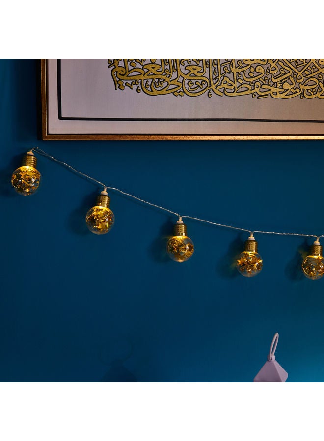 Home Box - Orla 10 LED Bulb String Lights Gold 5 x 165cm - Image 1