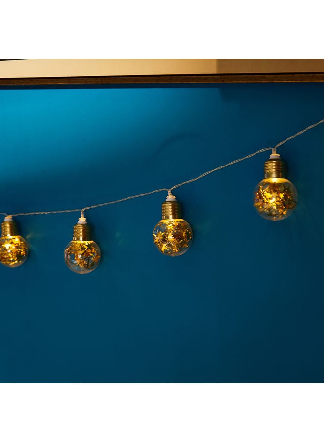 Home Box - Orla 10 LED Bulb String Lights Gold 5 x 165cm - Image 1