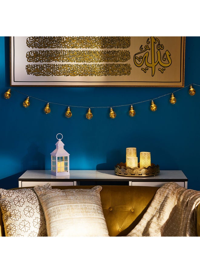 Home Box - Orla 10 LED Bulb String Lights Gold 5 x 165cm - Image 1