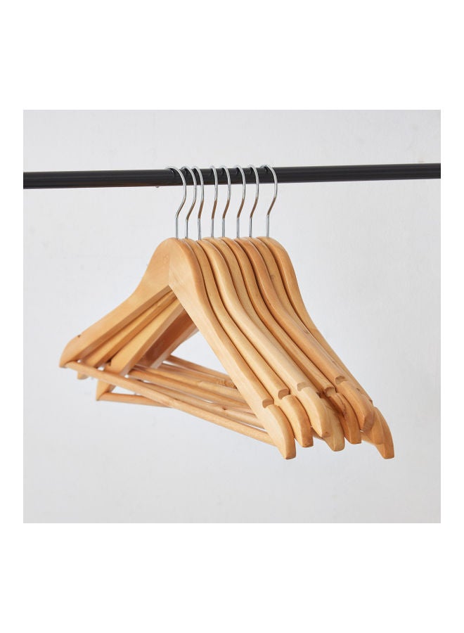 Home Box 8-Piece Forest Wooden Hanger Set Brown 23 x 44.5cm  - Image 2