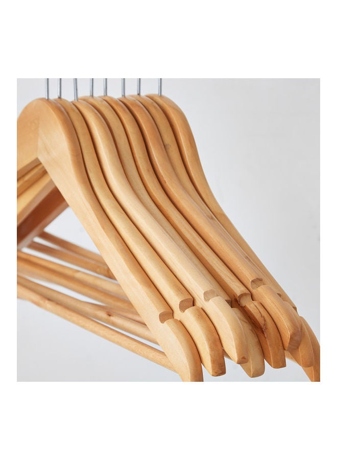 Home Box 8-Piece Forest Wooden Hanger Set Brown 23 x 44.5cm  - Image 3