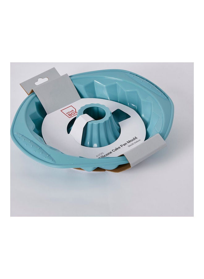 Home Box Silicone Cake Pan Mould Blue 6x26.5cm  - Image 1