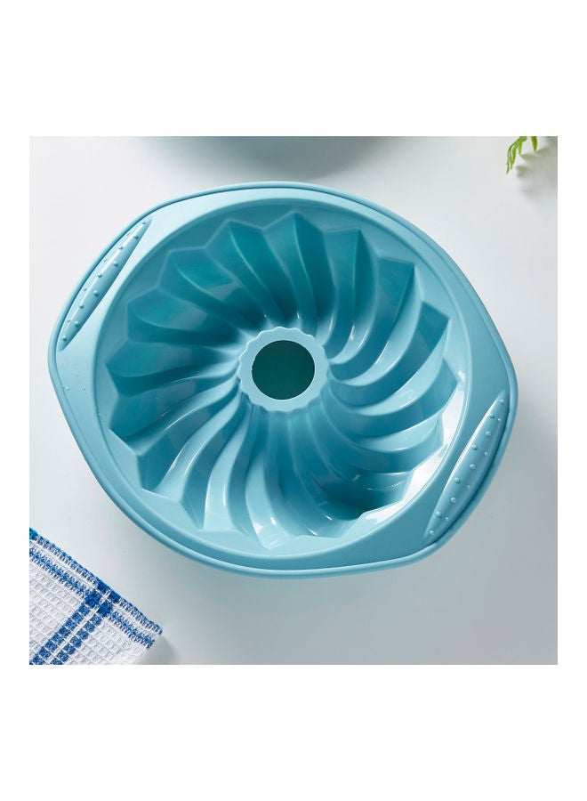 Home Box Silicone Cake Pan Mould Blue 6x26.5cm  - Image 3