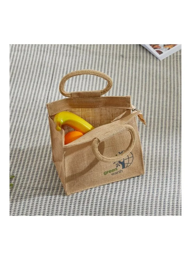 Home Box Go Green Lunch Bag With Zipper