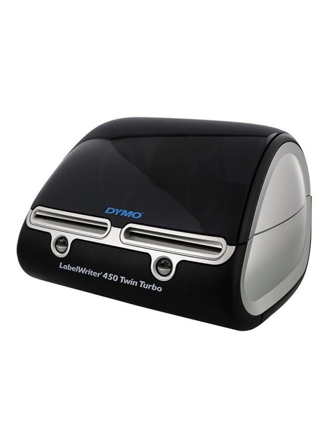 Dymo Labelwriter 450 Twin Turbo Label Receipt Printer Black - Image 1