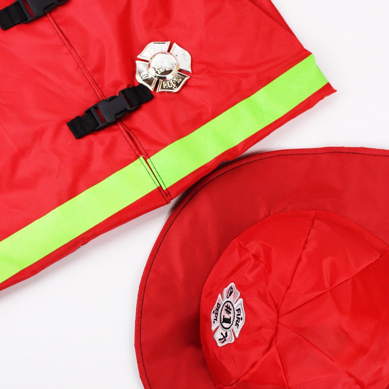 SBC 8-Piece Firefighter Fireman Role Play Dress Up Set - Image 3