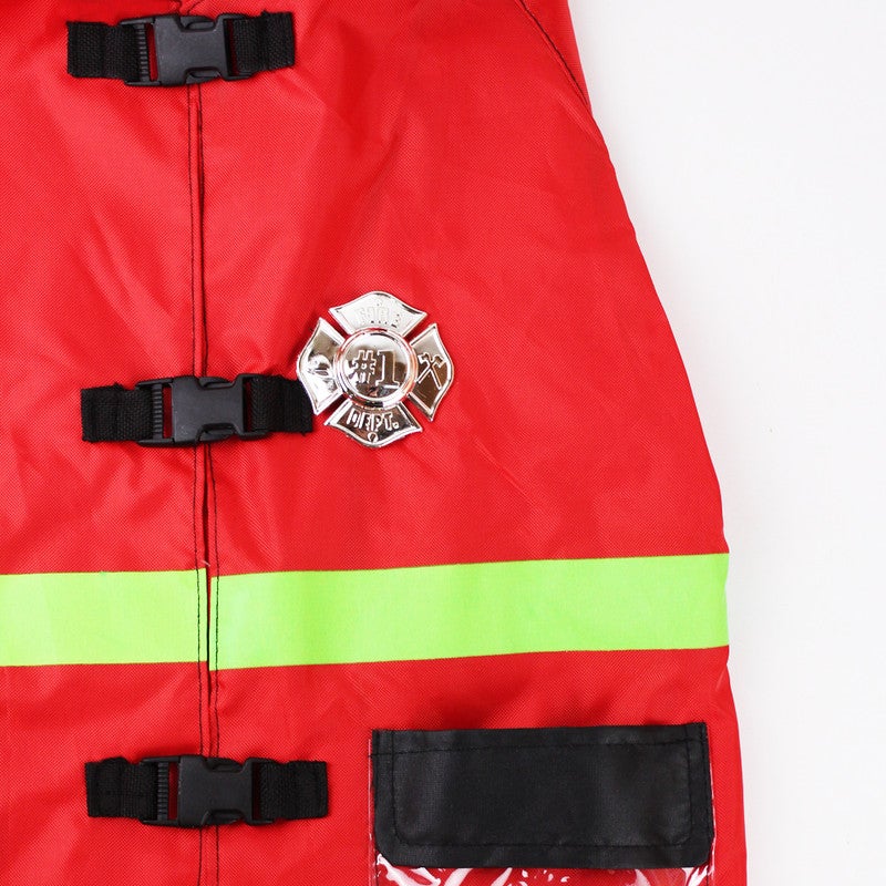 SBC 8-Piece Firefighter Fireman Role Play Dress Up Set - Image 5