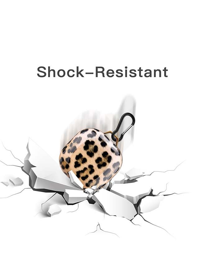 O Ozone Protective Case Cover For Galaxy Buds Live/Pro With Keychain Hook Black & Brown - Image 5