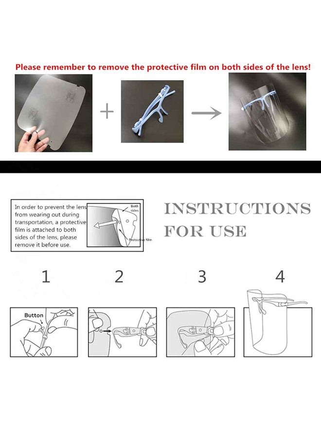 Protective Face Shield Transparent  - Image 3