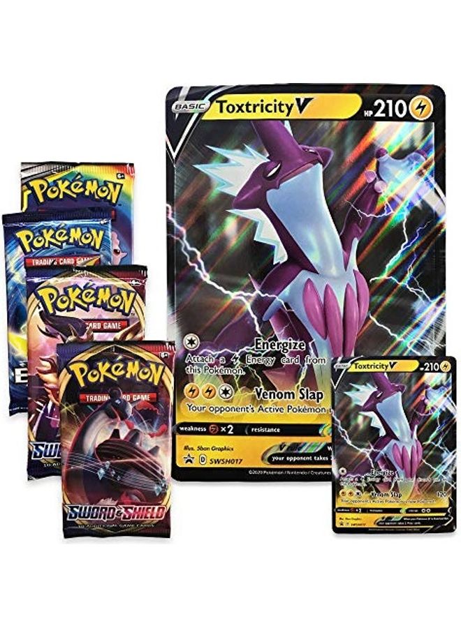 Pokemon - 4-Piece Toxtricity V Box Booster Pack - Image 1